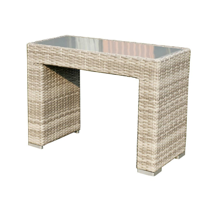 Polo Wicker Outdoor Set Light Grey