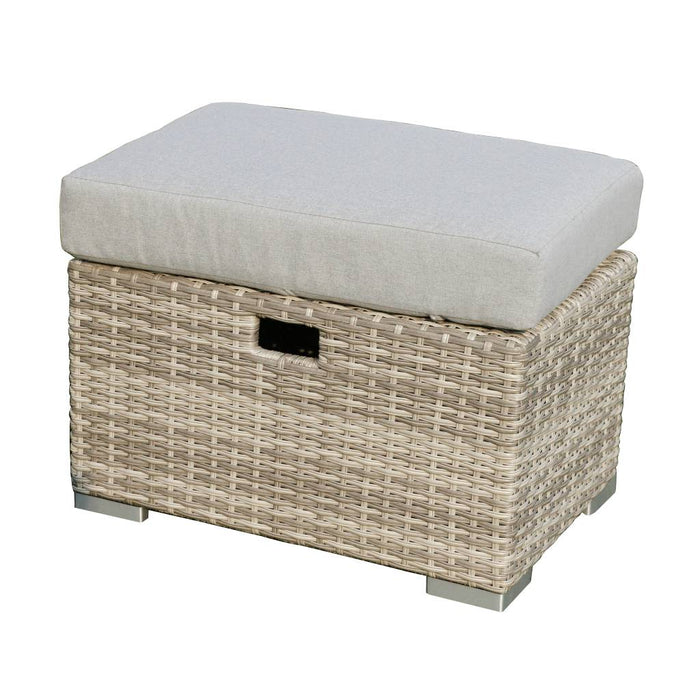 Polo Wicker Outdoor Set Light Grey
