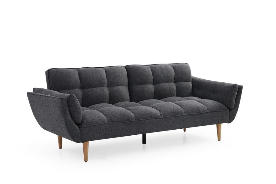 Jessie 3 Seater Sofa Bed, Charcoal