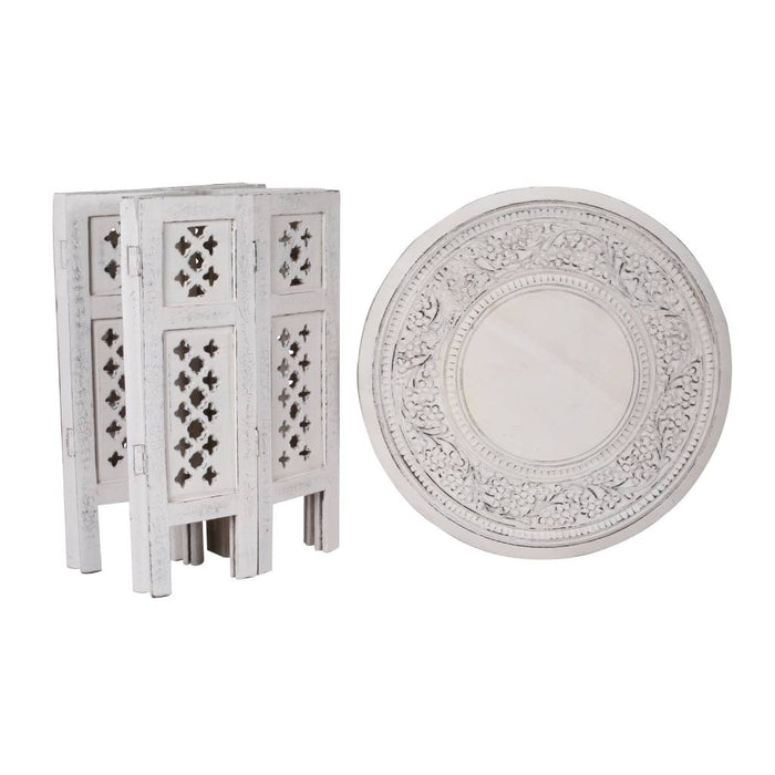 Round Table Oct Legs, White