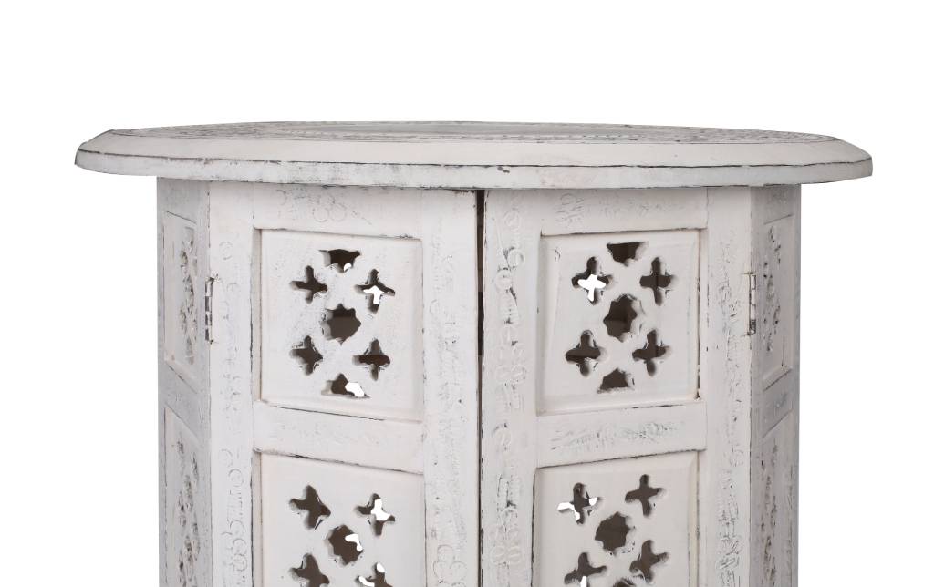 Round Table Oct Legs, White