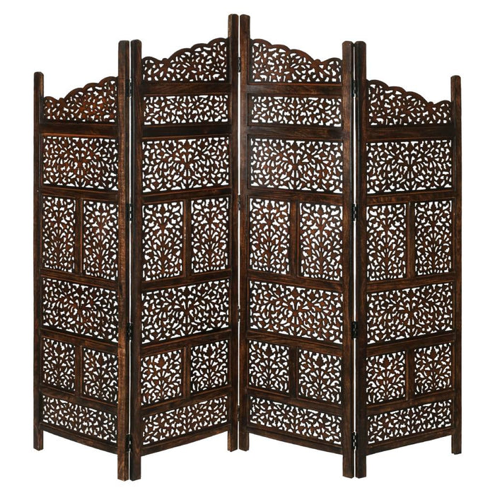 Brown Vasco 4 Panel Divider