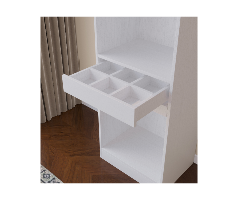 Botany 60cm Built-In Wardrobe - White