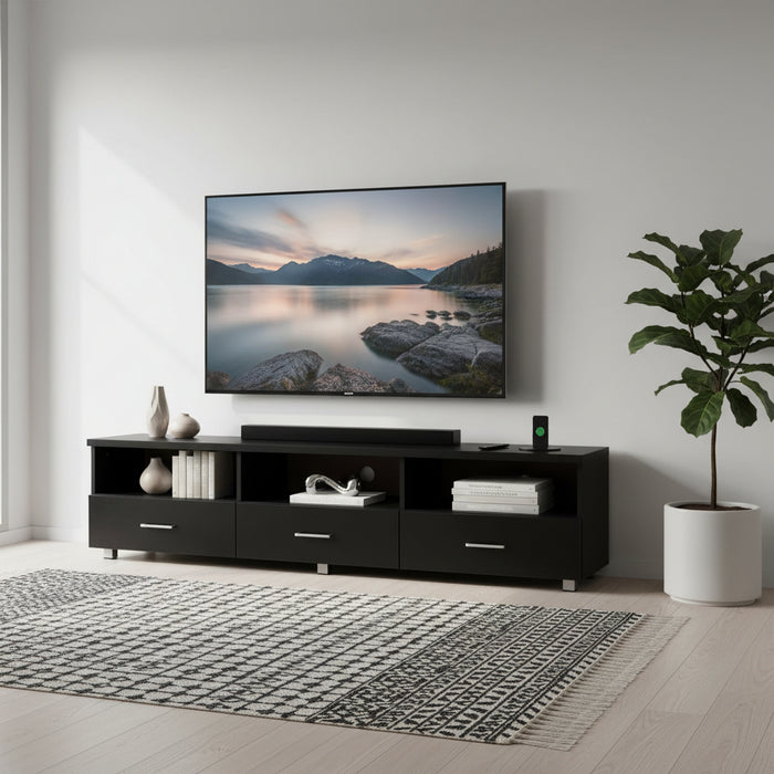 178cm Revana Entertainment Unit Black