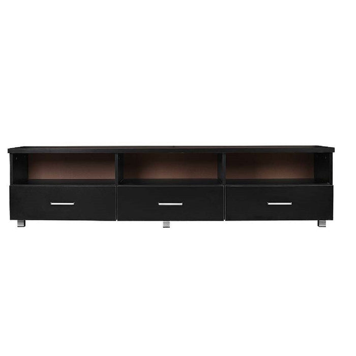 Modern TV Stand Cabinet Entertainment Unit 180cm Black