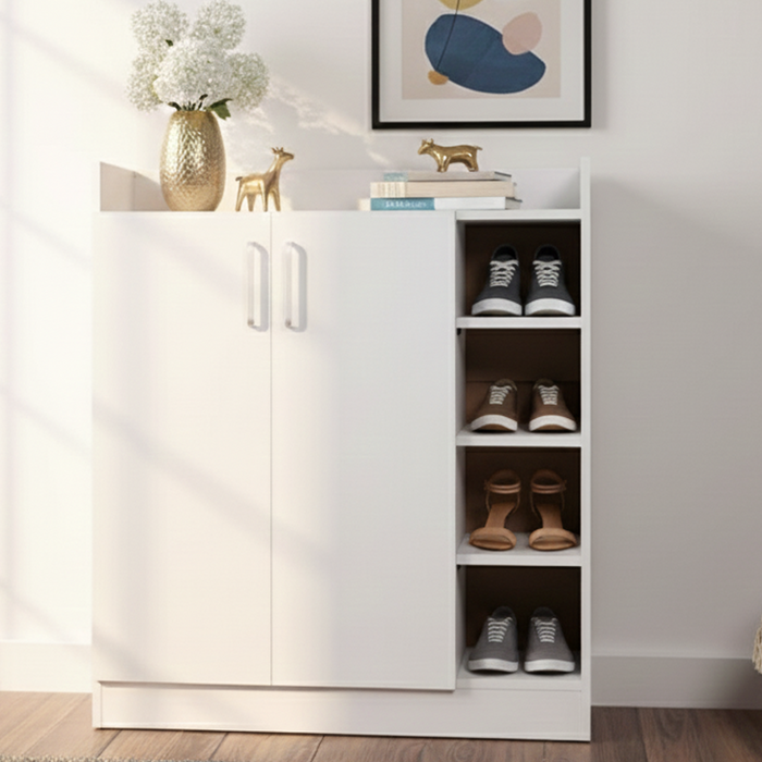 Redfern Shoe Cabinet White
