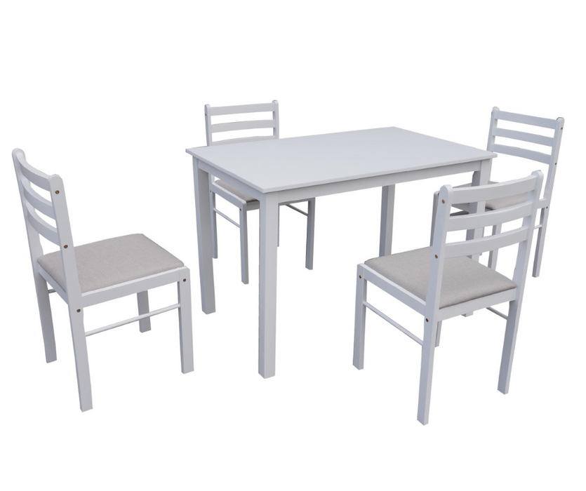 Lani 4 Seater Rectangle Dining Table Set