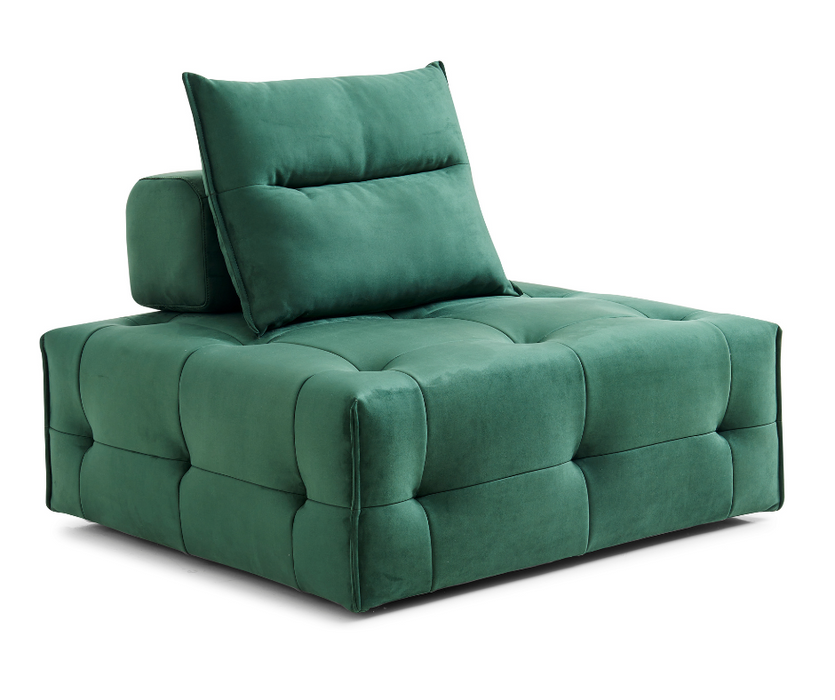 Mary Square Single Modular Relaxing Accent Sofa Chair