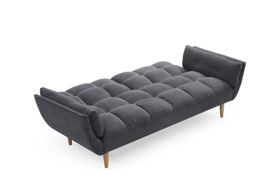 Jessie 3 Seater Sofa Bed, Charcoal