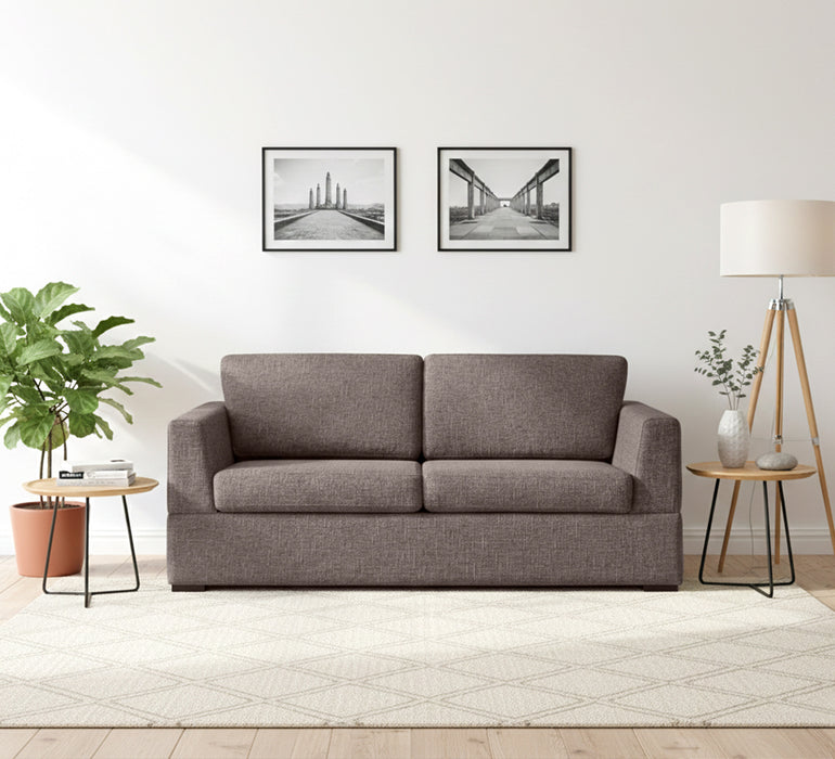 Philip Fabric 2.5 Seater Pull Out Sofa Bed with Double Mattress