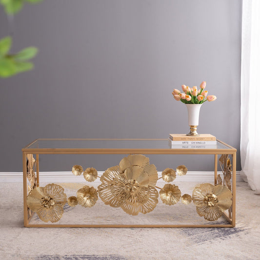 Floret Glass Coffee Table