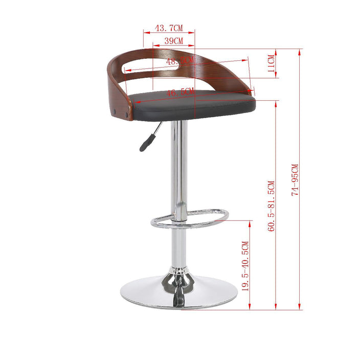 Hanson Gas Lift Bar Stool