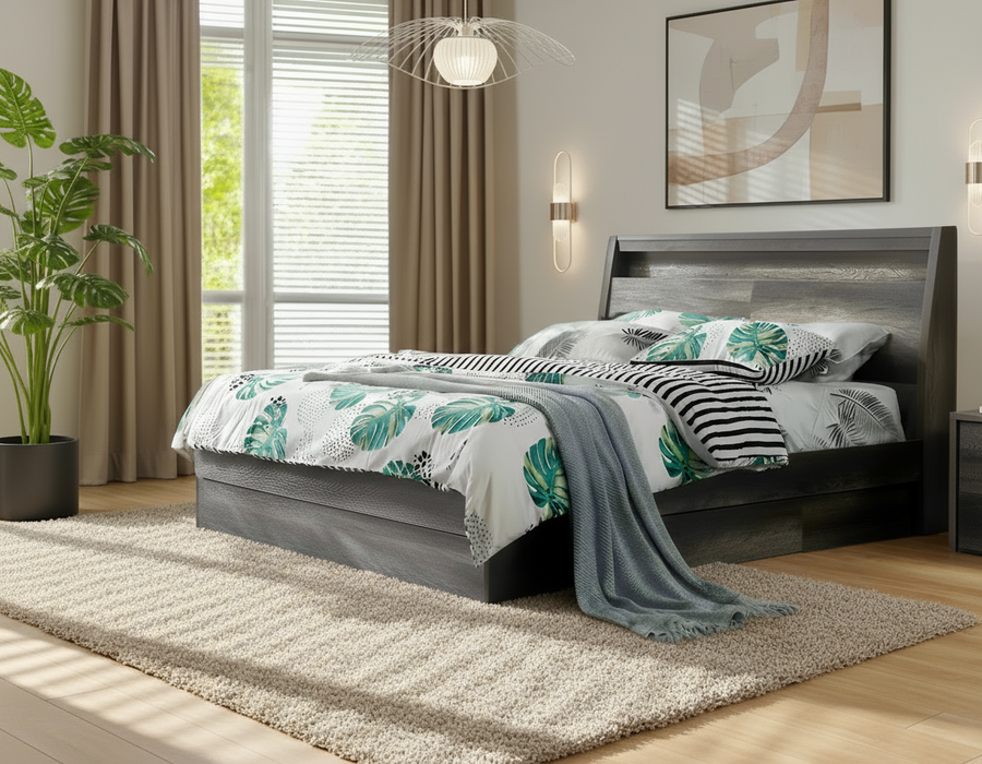 Sumera 3 Drawer Timber Bed Frame