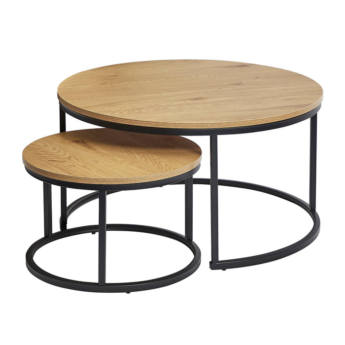 Sonoma Coffee Tables Natural Set of 2