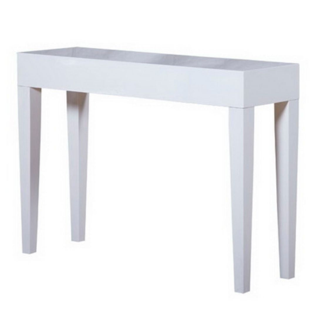 Waverly Console Table in Gloss White 100cm