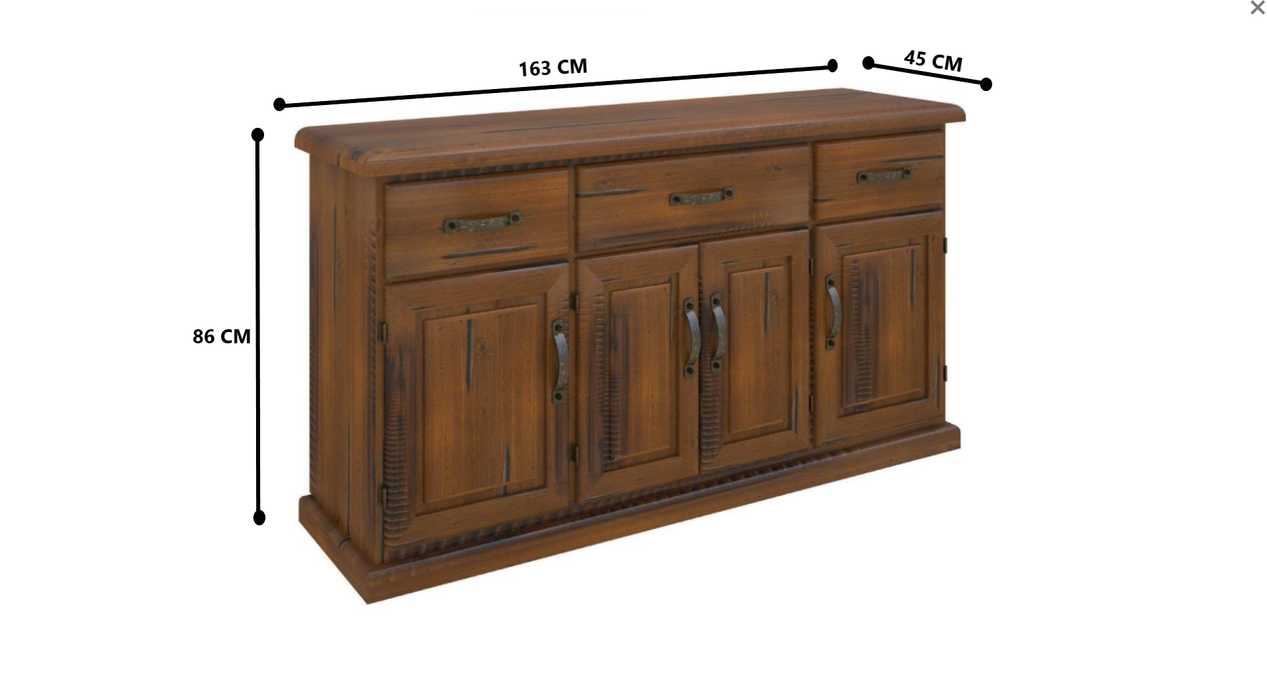 Jamaica 4 Door Sideboard