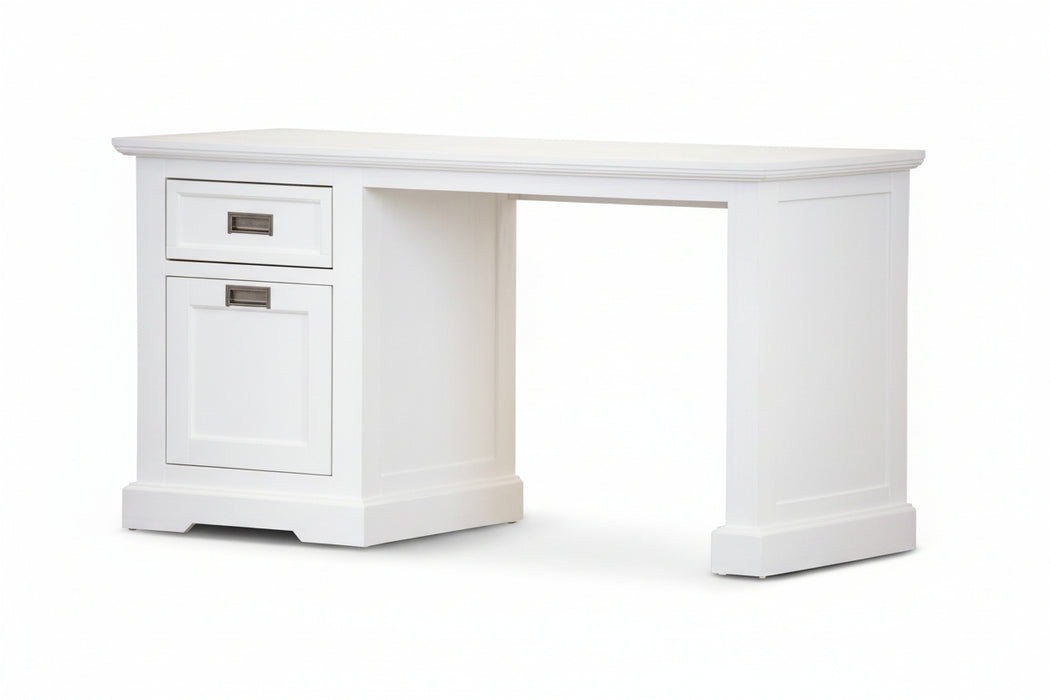 Coastal White Study Desk 150cm