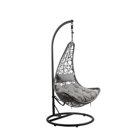 Lobo Outdoor Hanging Chair, Grey